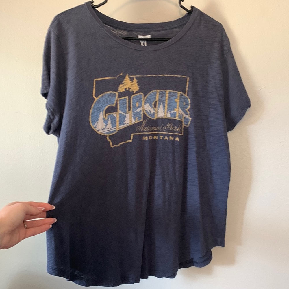 Tailgate brand- Glacier National park tshirt